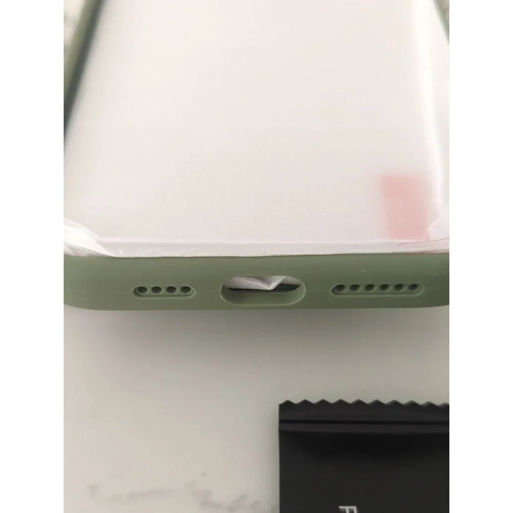 iPhone 16 Plus Khaki Green Case With Screen Protector